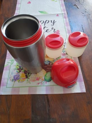Chicco Artsana thermos portapappa e 2 contenitori