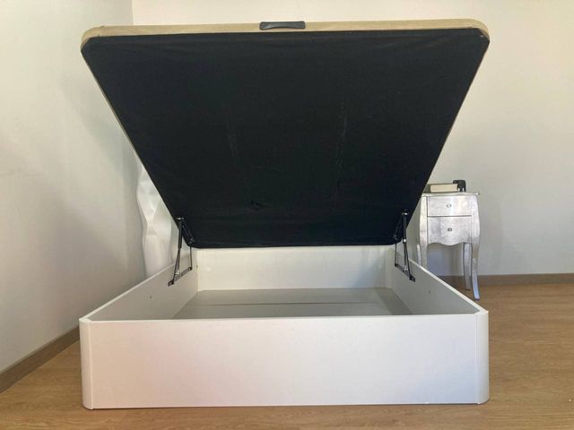 Oportunidad: Canapé Abatible Blanco 150 ¡Nuevo!