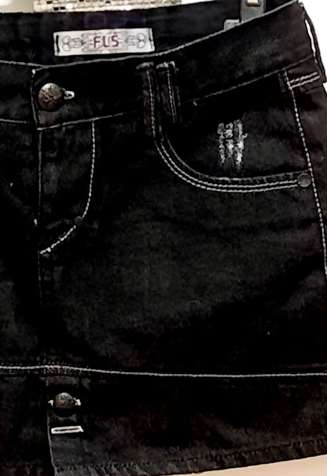 Mini Falda Vaquera Negra