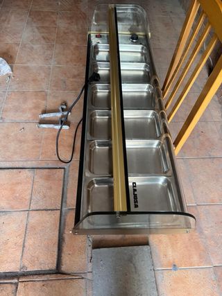 Calentador de tapas de cristal