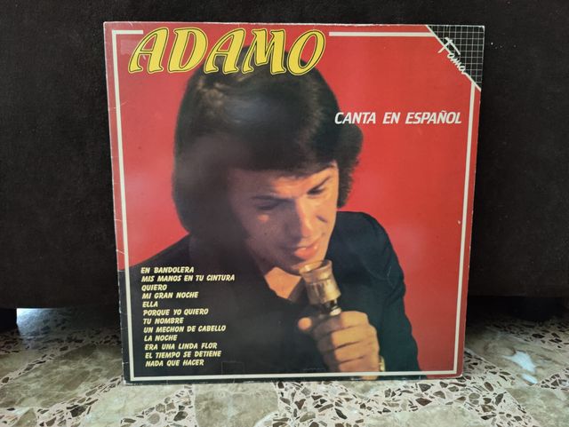 Vinilo Adamo - Canta en español