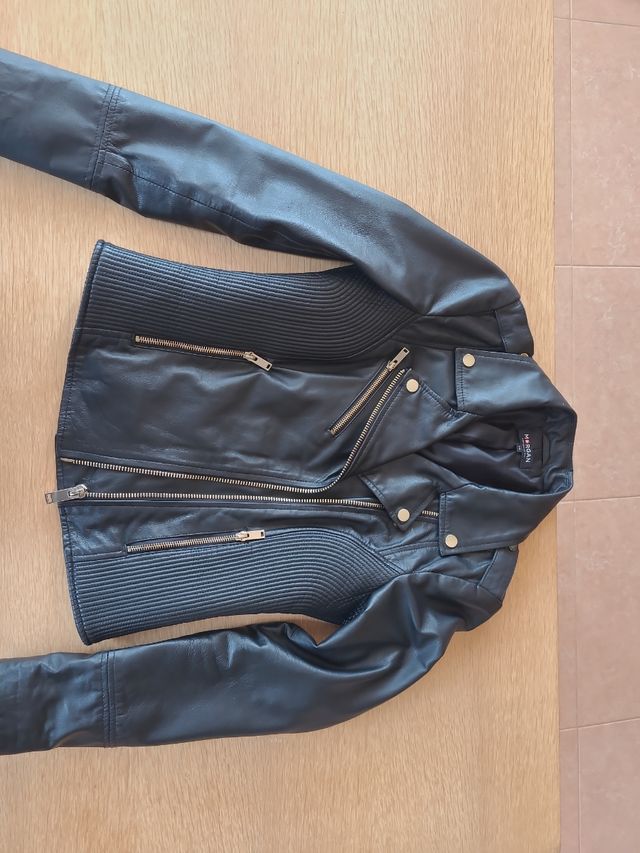 Chaqueta de piel Morgan de toi de tipo motero