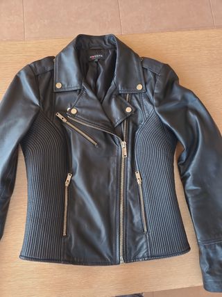 Chaqueta de piel Morgan de toi de tipo motero