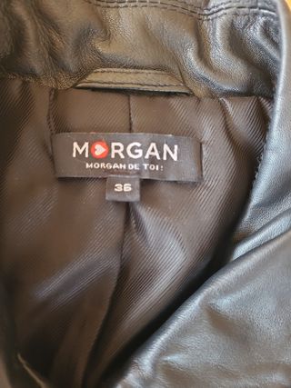 Chaqueta de piel Morgan de toi de tipo motero