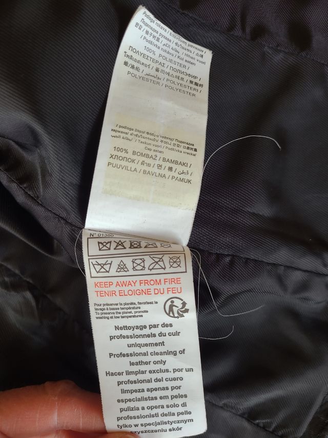 Chaqueta de piel Morgan de toi de tipo motero