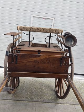 CARRO DE CABALLOS ANTIGUO - 1 SIGLO DE HISTORIA.