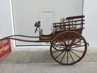 CARRO DE CABALLOS ANTIGUO - 1 SIGLO DE HISTORIA.