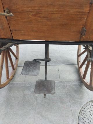 CARRO DE CABALLOS ANTIGUO - 1 SIGLO DE HISTORIA.
