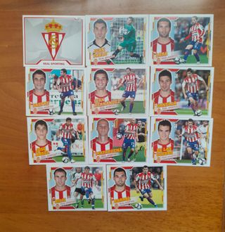 11 Cromos Real Sporting Gijón