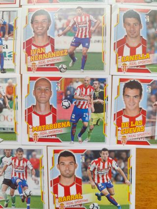 11 Cromos Real Sporting Gijón