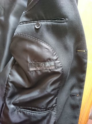 2 trajes talla 54 y 52 color negro