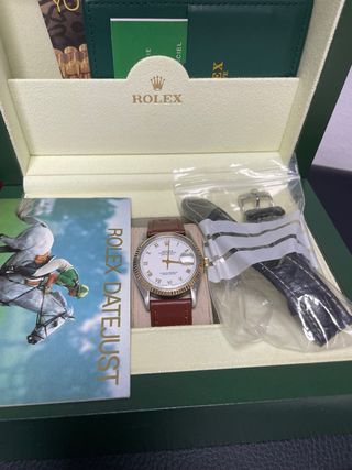 Rolex acero y oro 