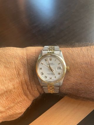 Rolex acero y oro 