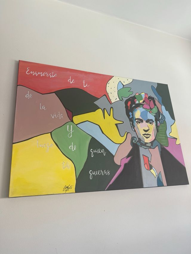 Cuadro Frida Kahlo - Multicolor