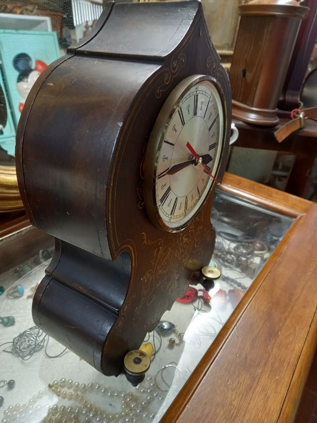 Orologio Vintage da Tavolo con Pendolo – Eleganza