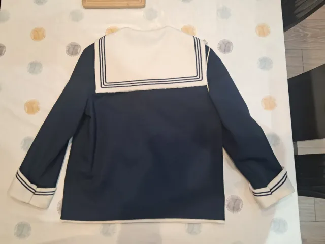 Traje comunión niño - Azul y blanco