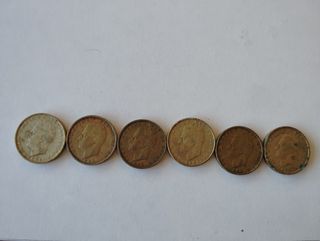 6 Monedas 100 Pesetas España