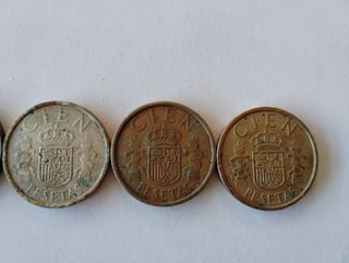 6 Monedas 100 Pesetas España