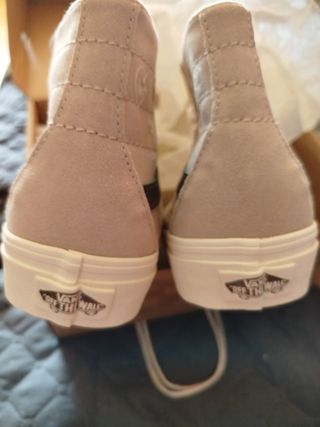 Vans SK8-Hi Tapered - Beige/Verde - 5.5