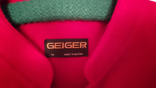 giacca tirolese geiger come nuova, pura lana, 44