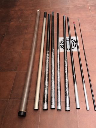 Cañas de pescar enchufables sobre 10m