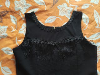 Vestido negro fiesta - Talla M