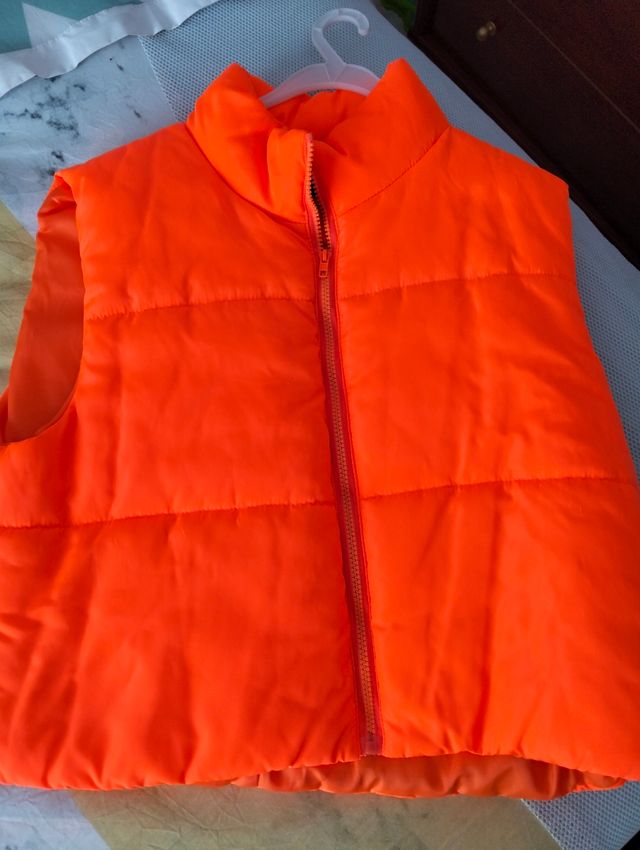Chaleco naranja mujer