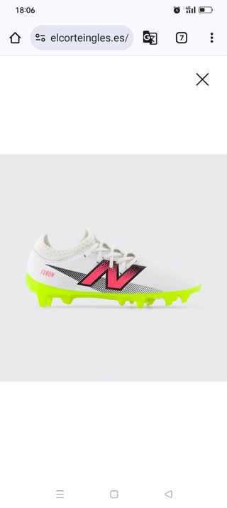 Botas fútbol   New Balance Furon V7 JNR FG