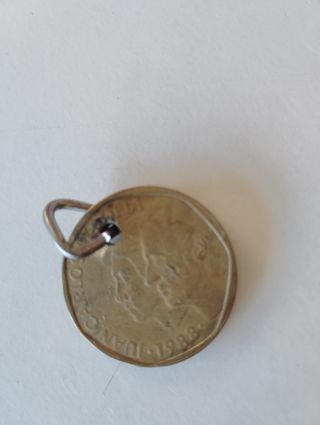 Moneda 500 Pesetas España 1988 con enganche 