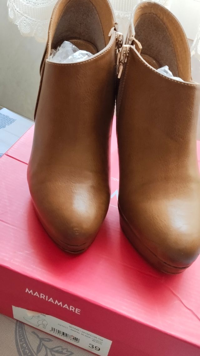 Botines Marrón Maria Mare - Talla 39