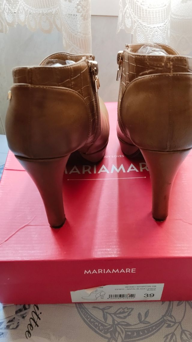 Botines Marrón Maria Mare - Talla 39