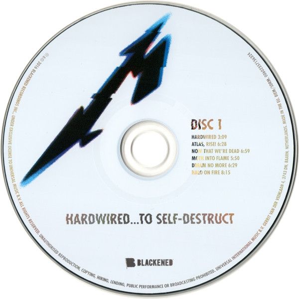3xCD - Metallica – Hardwired...To Self-Destruct