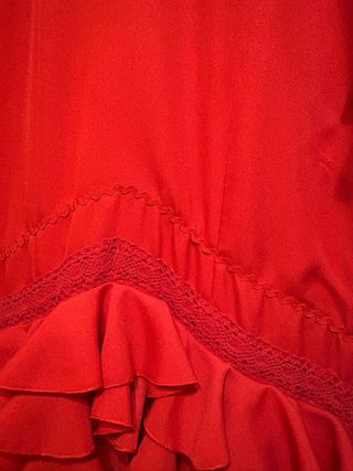 Traje de flamenca Micaela Villa talla 42 ajustado 