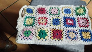 Bolso crochet multicolor