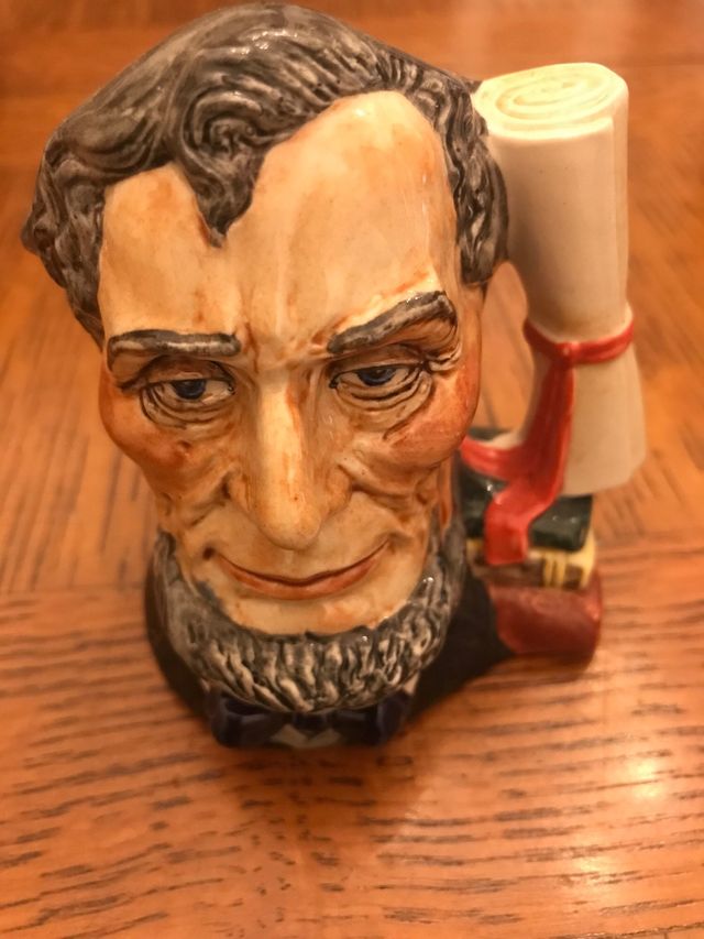 copa Jarra toby coleccionable Abraham Lincoln