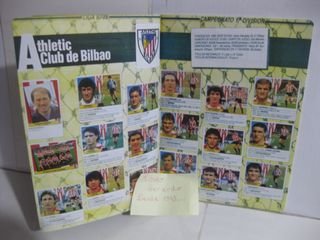 ALBUM DE CROMOS IMPRESOS LIGA ESTE  87 88 CON TODO