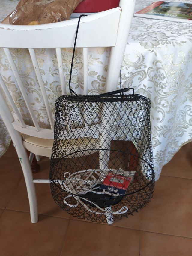 Caña de pescar con accesorios