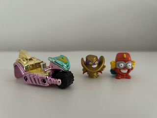 Superzings dorado con moto