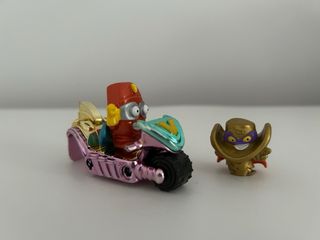 Superzings dorado con moto