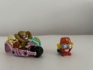 Superzings dorado con moto