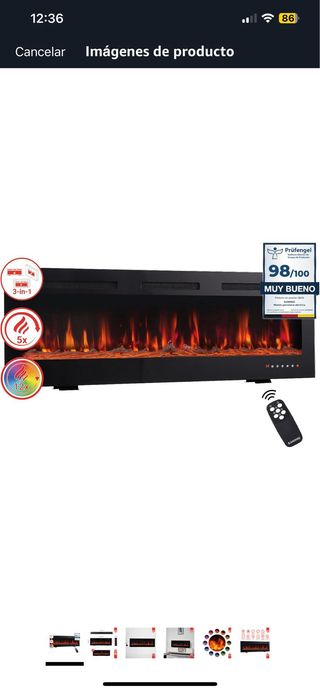 Chimenea electrica Kaminio