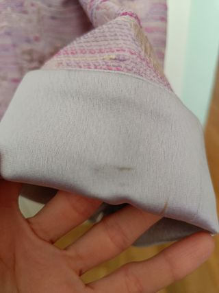 Traje chaqueta, blusa y falda, talla 46