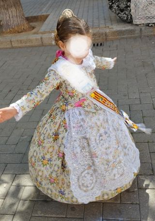 Traje fallera niña: