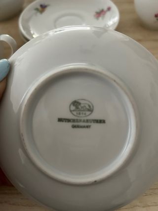 Juego café vintage porcelana