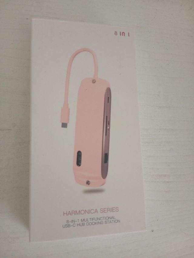 Harmónica Series 8 in 1 Dock station rosa  Nuevo
