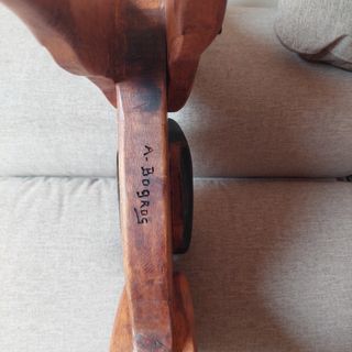 Caballo balancín madera vintage