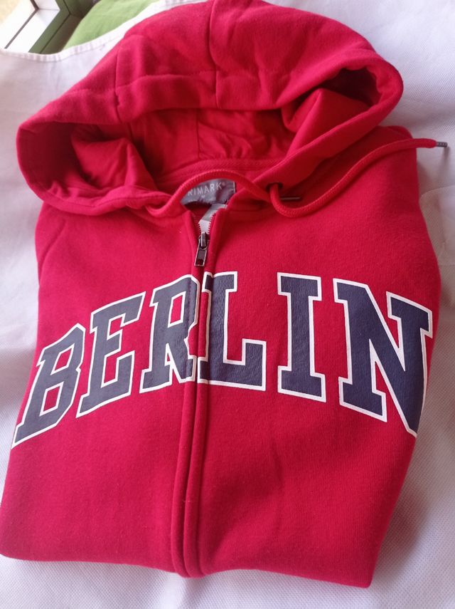 Felpa rossa Primark tg.M