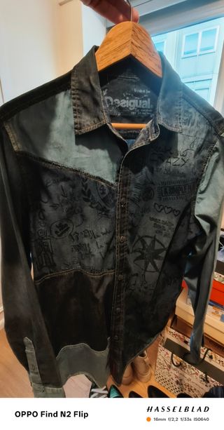 Camisa Desigual azul - Nueva, estilo vaquero.