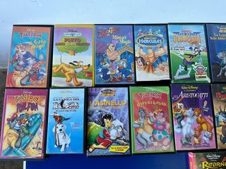 Lotto di 19 Vhs Disney
