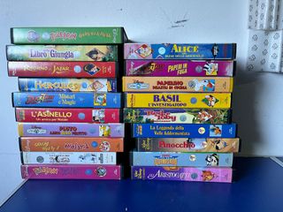 Lotto di 19 Vhs Disney
